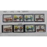 An album of mint and used commemorative stamps, eighteen first day covers,