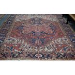 A Heriz carpet, North West Persia, second quarter 20th Century,