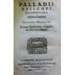 Palladius, Bp. of Helenopoleos. Historia Lausiaca.