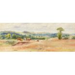 Isobel B Badcock/Landscape at Wookey/inscribed on the reverse/watercolour,