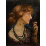 Early 20th Century English School/Portrait of a Lady/bust length,