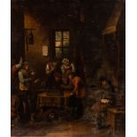 After David Teniers the Younger/Tavern scene with figures Gaming/oil on canvas,