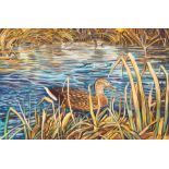 Alex Williams (born 1942)/Mallards/signed and dated '96/oil on board,