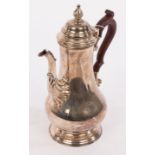 An 18th Century style silver coffee pot, JBC & S Ltd.