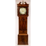 A 19th Century mahogany eight-day longcase clock,