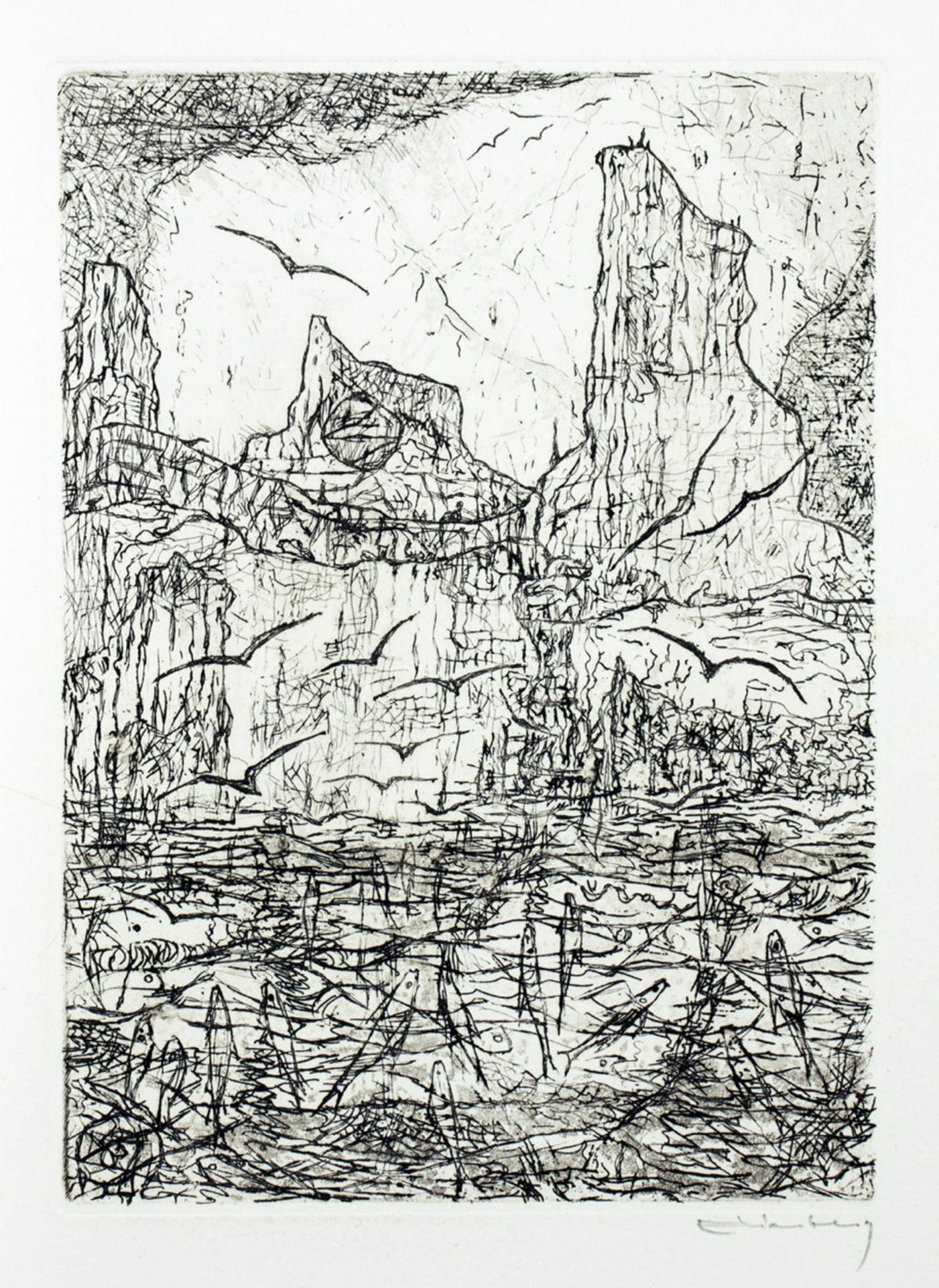 Paul Eliasberg - Drei Werke mit Radierungen. 1978 - Image 4 of 4