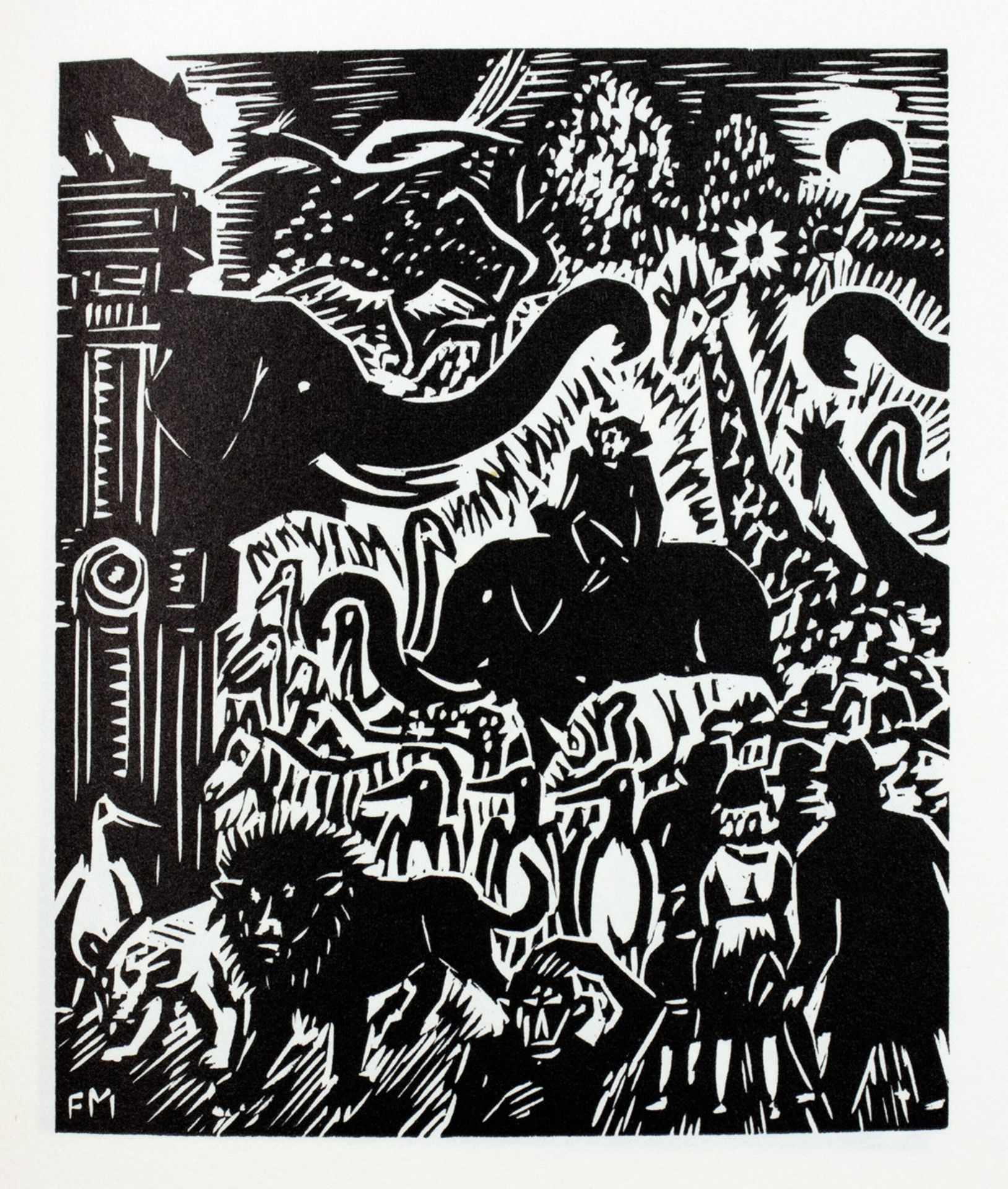 Frans Masereel - Das Gesicht Hamburgs. 1964 - Image 5 of 8