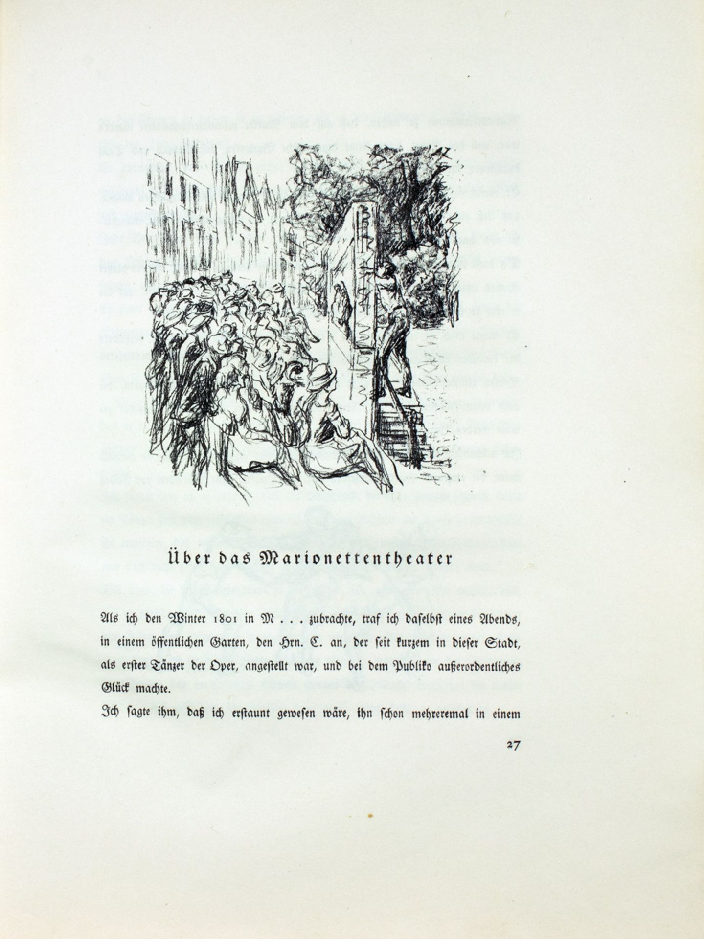 Max Liebermann - 54 Steindrucke zu Kleist. 1917 - Image 2 of 3