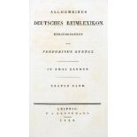Hempel]. Allgemeines deutsches Reimlexikon. 1826