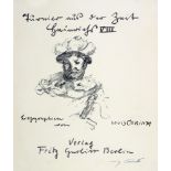 Corinth. Turnier Heinrich VIII. 18 Lithographien. 1920