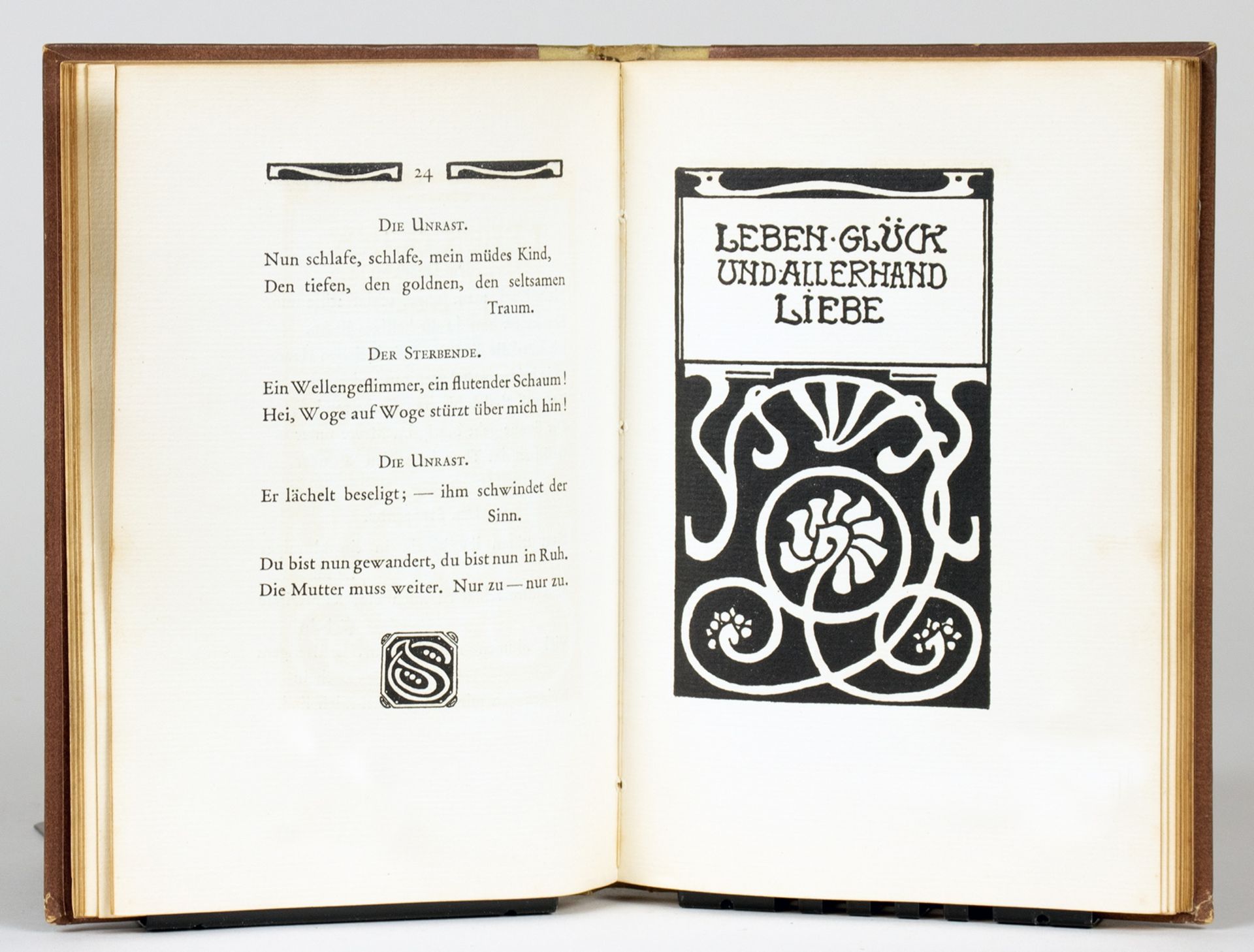 Insel-Verlag - Alfred Walter Heymel. Zwölf Lieder. 1905 - Image 5 of 6