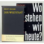 Jünger. Der Weltstaat. 1960 - 2 Expl.