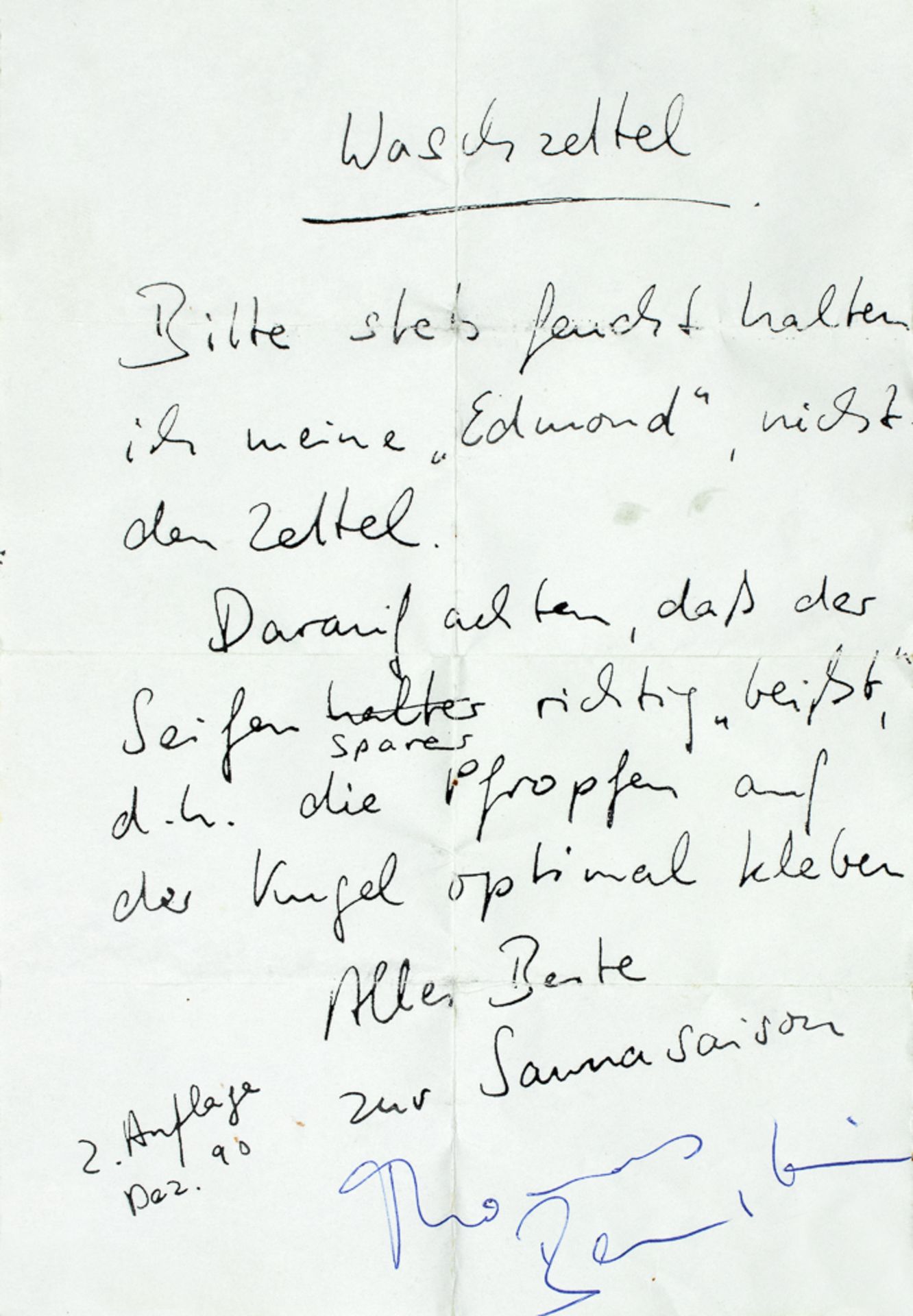 Bernstein. Edmond’s 7. Saunagang. Multiple. 1990 - Image 3 of 3