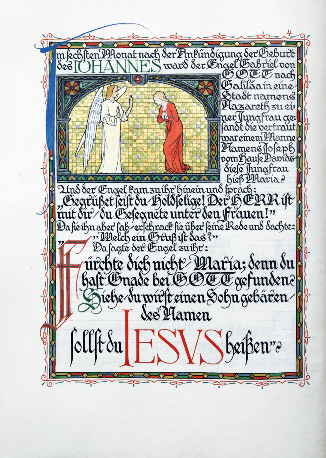 Handgeschriebene Bücher - Jesus Christus. Johann Holtz. - Bild 3 aus 5
