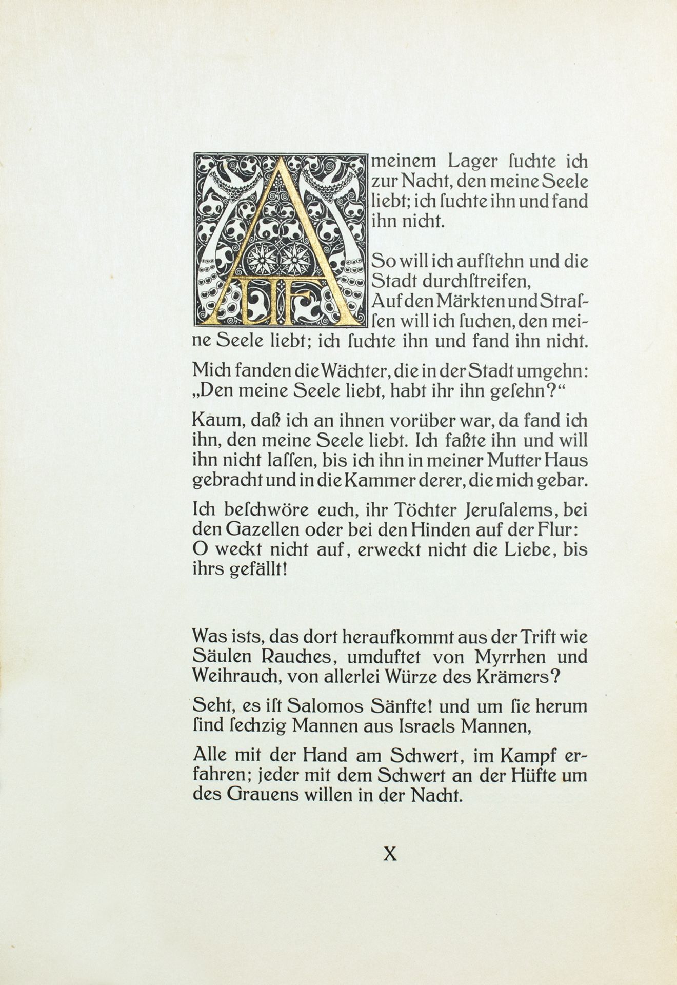 Ernst Ludwig-Presse - Das Hohelied von Salomo. 1909 - Image 4 of 4