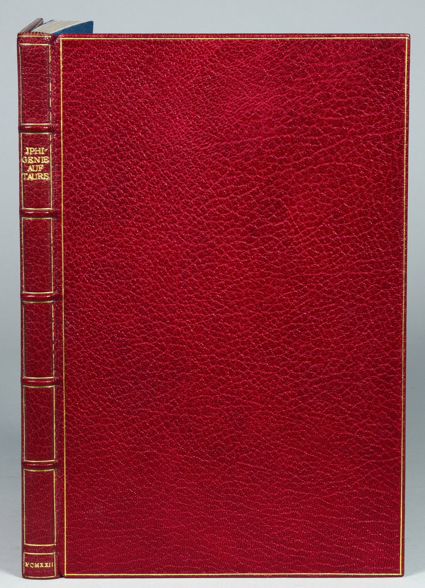 Bremer Presse - Goethe. Iphigenie auf Tauris. 1922