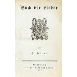 Heine. Buch der Lieder. 1827