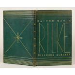 Insel-Verlag - Rainer Maria Rilke. Duineser Elegien. 1923