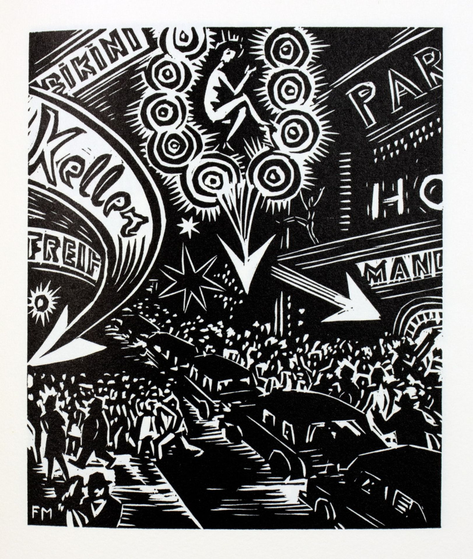 Frans Masereel - Das Gesicht Hamburgs. 1964 - Image 4 of 8