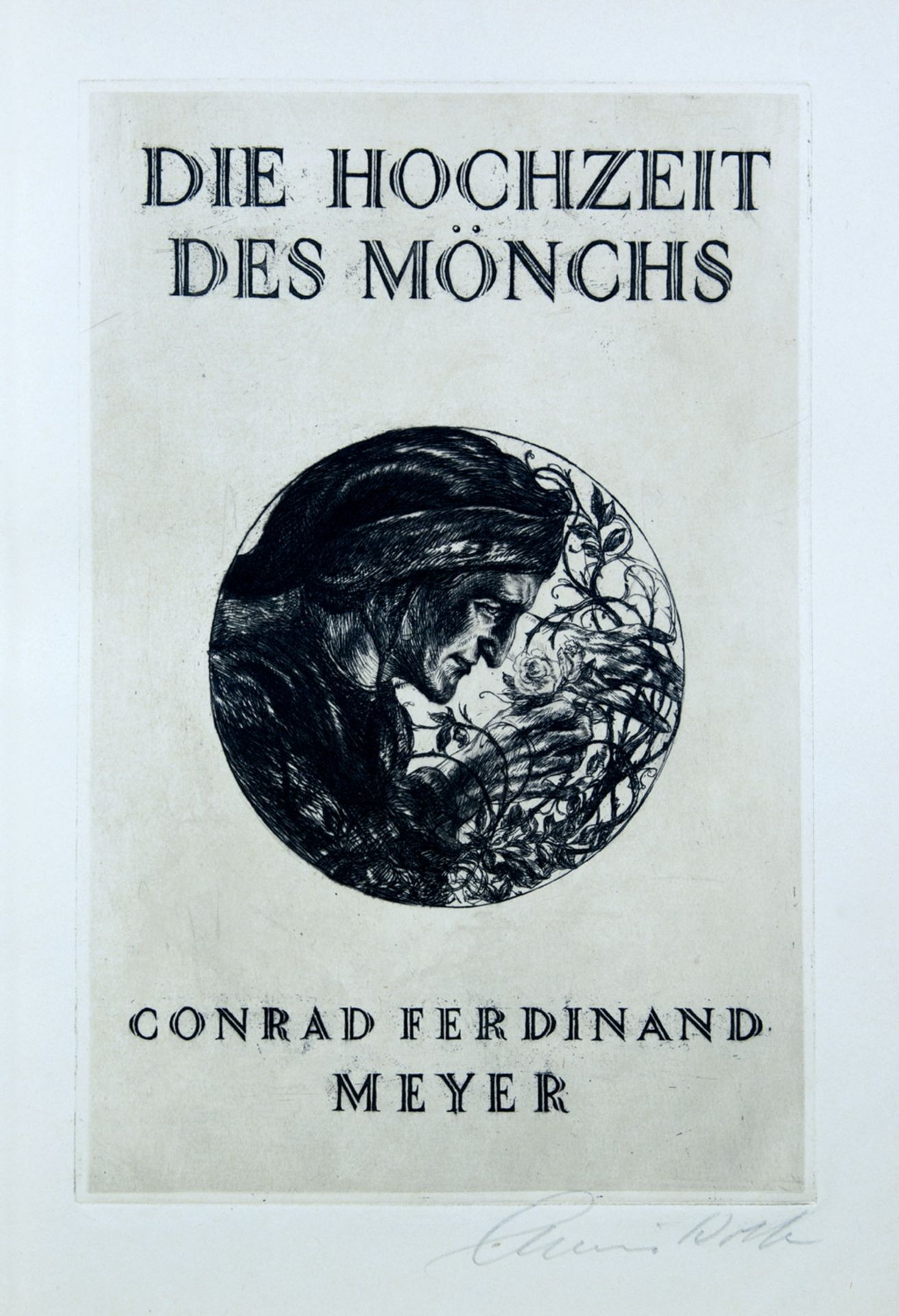 Avalundrucke - Zwei Drucke mit Radierungen von Alois Kolb. 1921 - Image 2 of 5