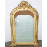 A Rococo Revival giltwood looking glass circa 1860