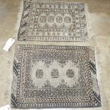 (lot of 2) Pakistani Bokhara mats