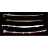 (lot of 2) Indian swords