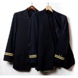 (lot of 2) Mohair wool Pilot uniforms by Jacob Reed's Sons