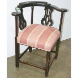 An English corner chair