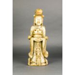 Chinese serpentine figure of a female immortal