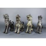 ( lot of 4) Southeast Asian Fu Lions