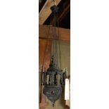 A Moorish style jewel decorated hanging lantern