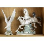 (lot of 2) Lladro porcelain figures