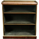 A continental rosewood and gilt decorated bookcase circa 1880