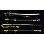 (lot of 2) Navy swords
