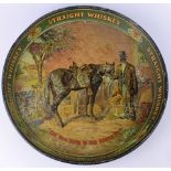 Green River whiskey advertising tin