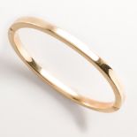 A fourteen karat gold bangle, Italy