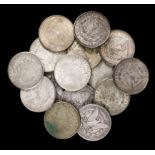 (lot of 15) Morgan silver dollars
