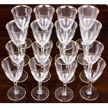(lot of 16) A Baccarat stemware group