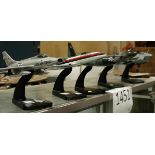 (lot of 5) Collection of model planes including United States Air Force