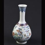 Chinese Doucai "flower and bird" bottle vase