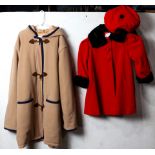 (lot of 6 ) Three Winter child's coats, a dress and a 3pc outfit