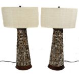 A pair of Modernist table lamps