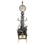A Steampunk Modern tall case clock