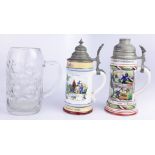 (lot of 3) Group of German steins