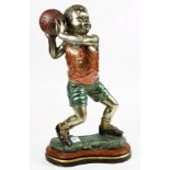 Sculpture, Boy with Basketball