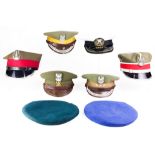 A (lot of 8) Polish military hats