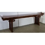 Massive Chinese hardwood altar table