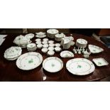 (lot of approx 95) A Herend Chinese Bouquet table service