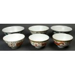 A (lot of 6) Chinese dragon bowls